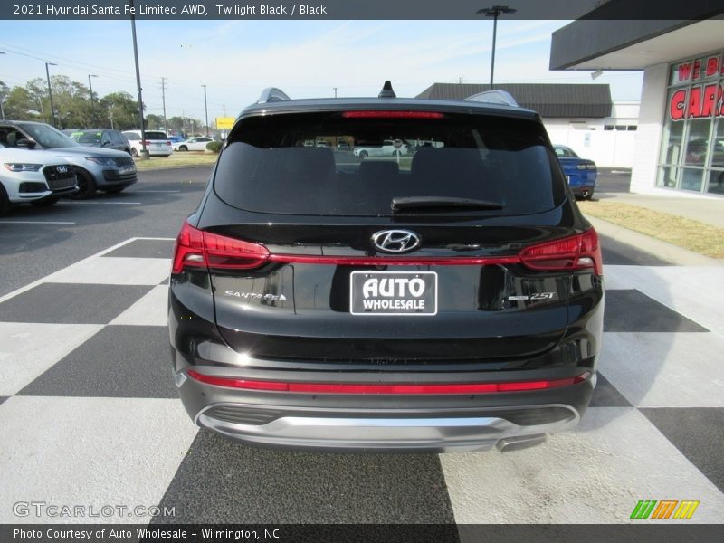 Twilight Black / Black 2021 Hyundai Santa Fe Limited AWD