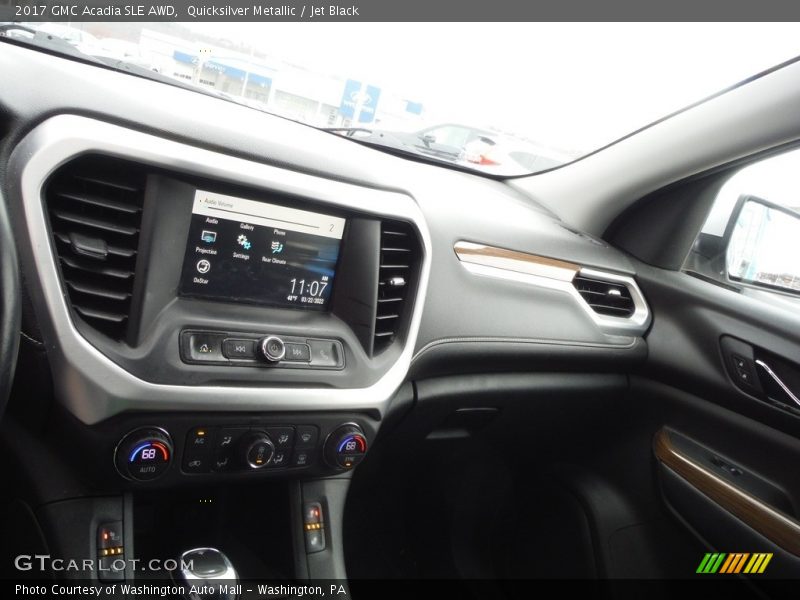 Quicksilver Metallic / Jet Black 2017 GMC Acadia SLE AWD