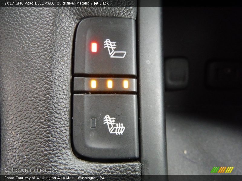 Quicksilver Metallic / Jet Black 2017 GMC Acadia SLE AWD