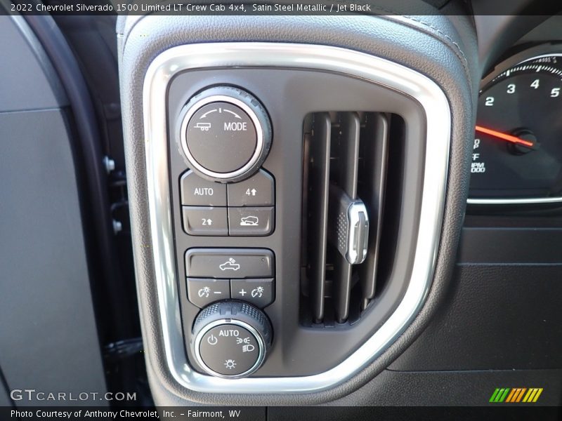 Satin Steel Metallic / Jet Black 2022 Chevrolet Silverado 1500 Limited LT Crew Cab 4x4