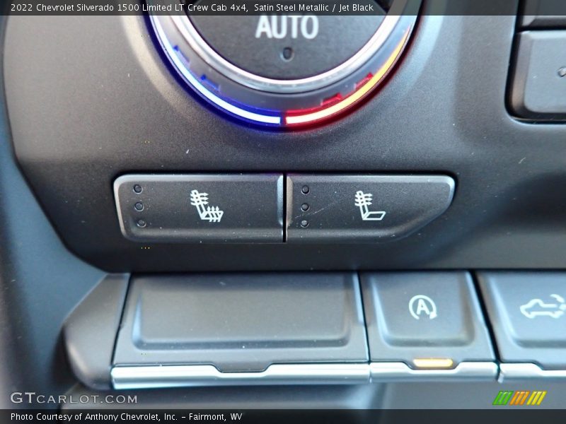 Satin Steel Metallic / Jet Black 2022 Chevrolet Silverado 1500 Limited LT Crew Cab 4x4