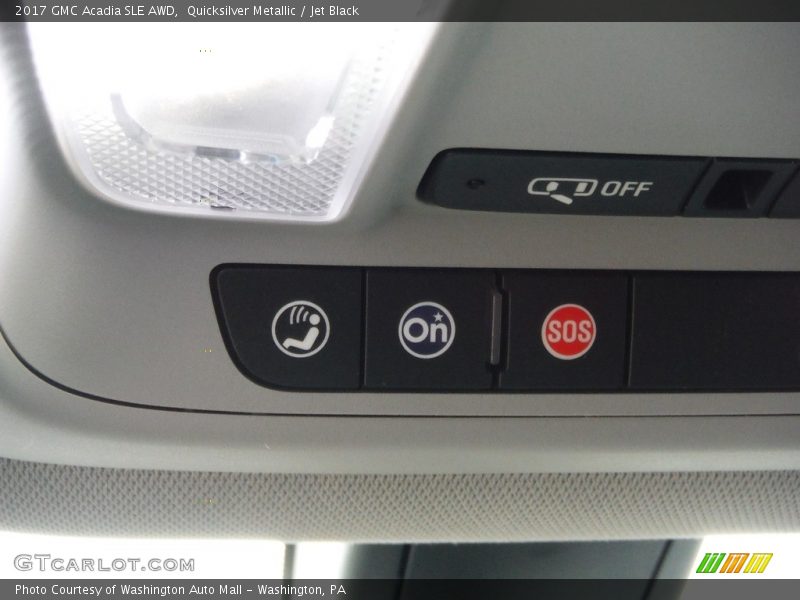 Quicksilver Metallic / Jet Black 2017 GMC Acadia SLE AWD