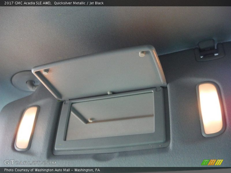 Quicksilver Metallic / Jet Black 2017 GMC Acadia SLE AWD