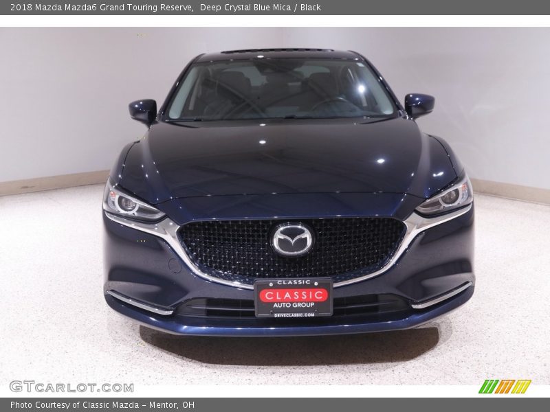 Deep Crystal Blue Mica / Black 2018 Mazda Mazda6 Grand Touring Reserve