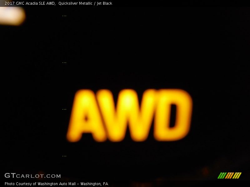 Quicksilver Metallic / Jet Black 2017 GMC Acadia SLE AWD