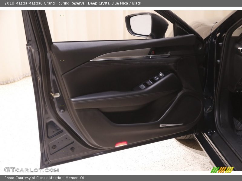 Deep Crystal Blue Mica / Black 2018 Mazda Mazda6 Grand Touring Reserve