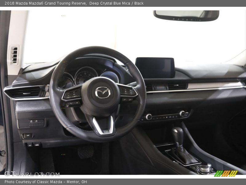 Deep Crystal Blue Mica / Black 2018 Mazda Mazda6 Grand Touring Reserve