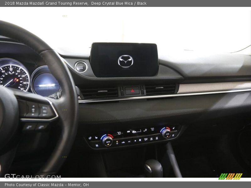 Deep Crystal Blue Mica / Black 2018 Mazda Mazda6 Grand Touring Reserve