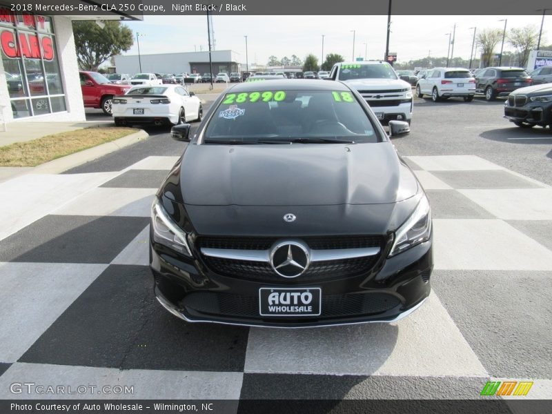 Night Black / Black 2018 Mercedes-Benz CLA 250 Coupe