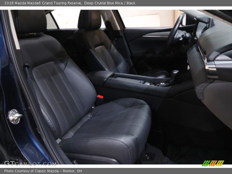 Deep Crystal Blue Mica / Black 2018 Mazda Mazda6 Grand Touring Reserve