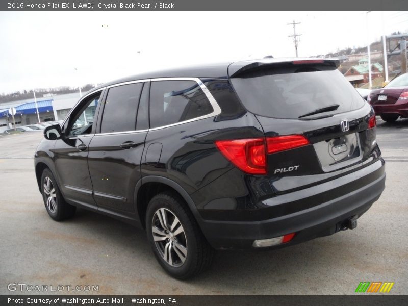 Crystal Black Pearl / Black 2016 Honda Pilot EX-L AWD