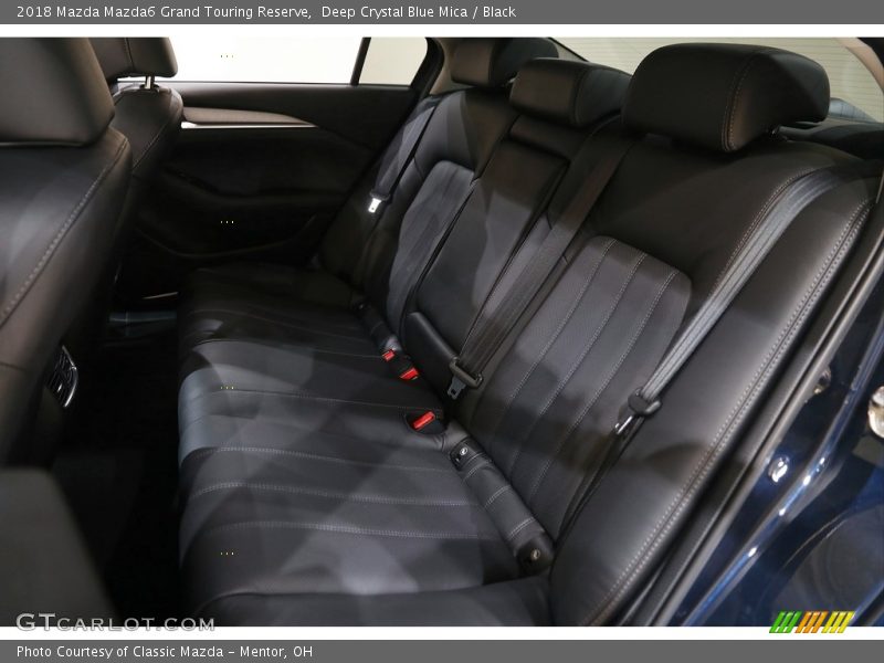Deep Crystal Blue Mica / Black 2018 Mazda Mazda6 Grand Touring Reserve