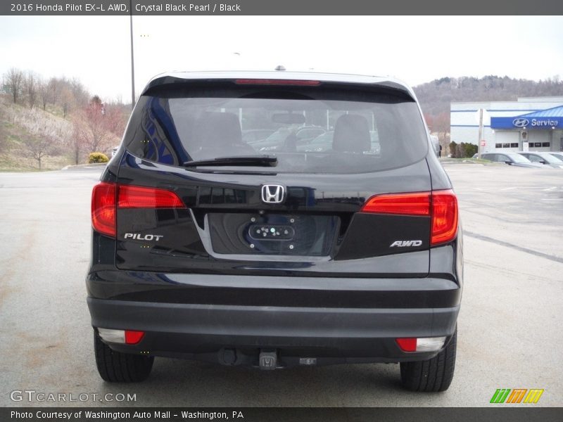 Crystal Black Pearl / Black 2016 Honda Pilot EX-L AWD