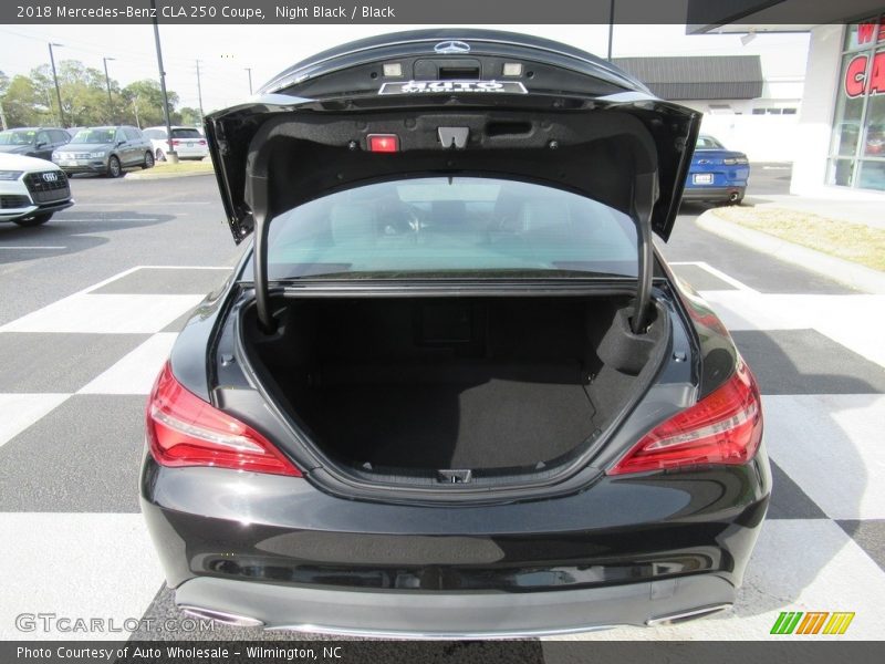 Night Black / Black 2018 Mercedes-Benz CLA 250 Coupe