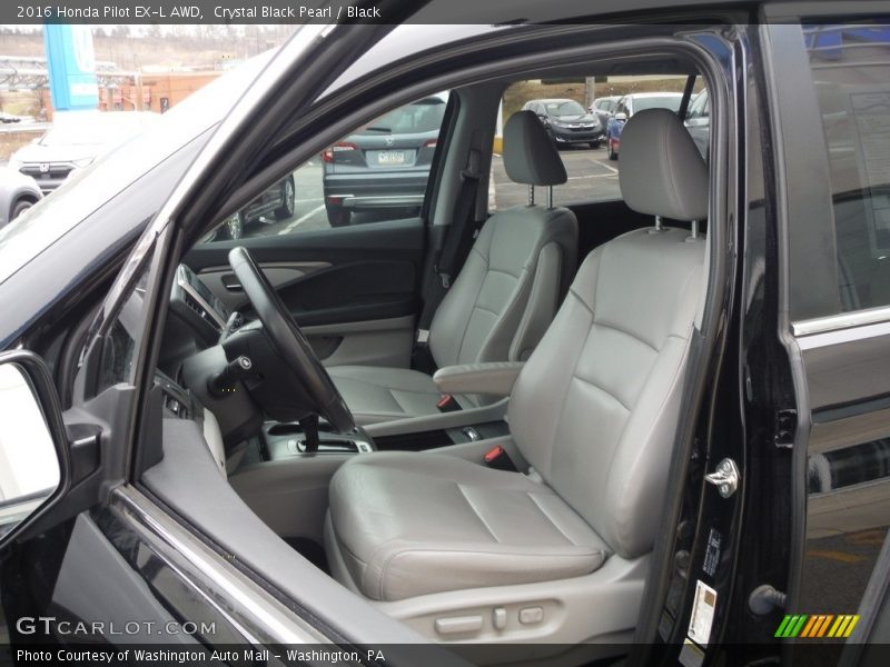Crystal Black Pearl / Black 2016 Honda Pilot EX-L AWD