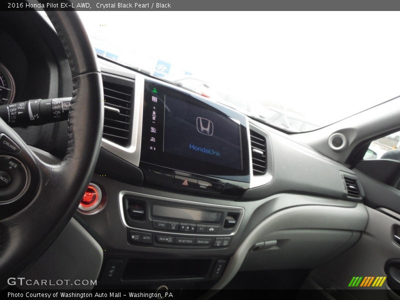 Crystal Black Pearl / Black 2016 Honda Pilot EX-L AWD