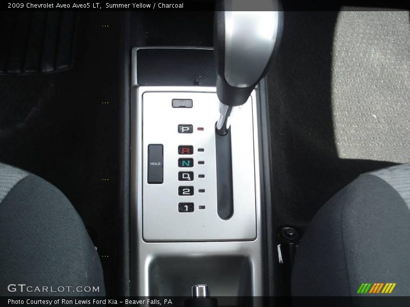 Summer Yellow / Charcoal 2009 Chevrolet Aveo Aveo5 LT