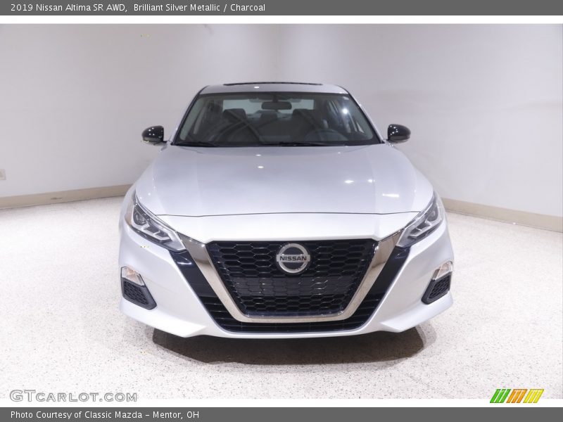 Brilliant Silver Metallic / Charcoal 2019 Nissan Altima SR AWD
