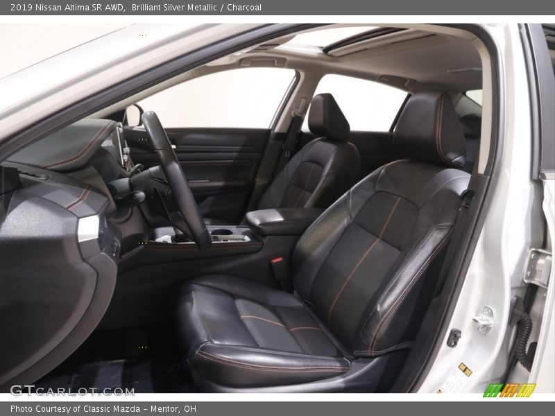 Brilliant Silver Metallic / Charcoal 2019 Nissan Altima SR AWD
