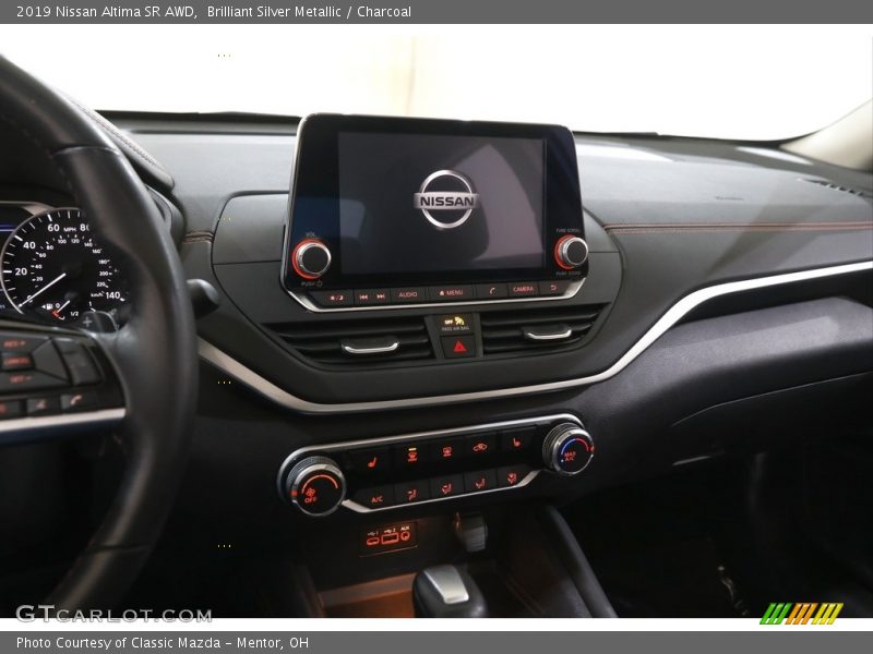 Brilliant Silver Metallic / Charcoal 2019 Nissan Altima SR AWD