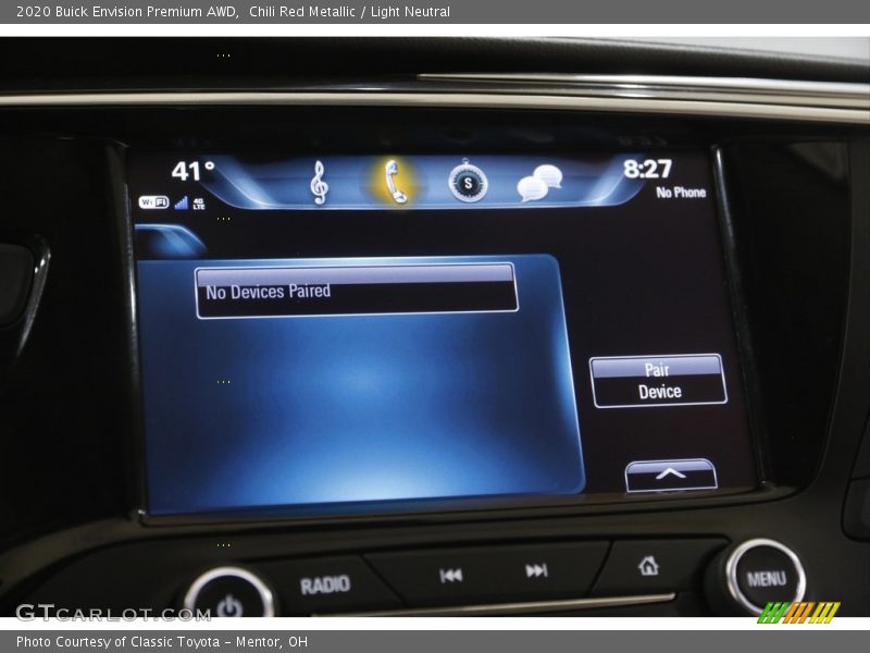 Chili Red Metallic / Light Neutral 2020 Buick Envision Premium AWD