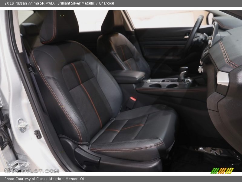 Brilliant Silver Metallic / Charcoal 2019 Nissan Altima SR AWD