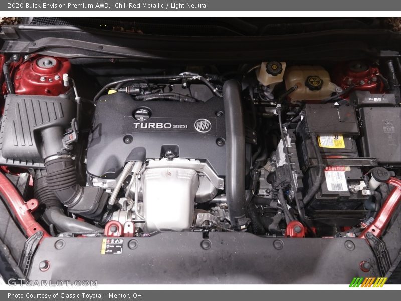 Chili Red Metallic / Light Neutral 2020 Buick Envision Premium AWD