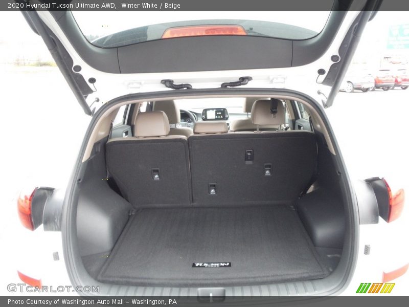 Winter White / Beige 2020 Hyundai Tucson Ultimate AWD