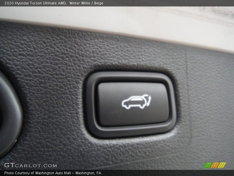 Winter White / Beige 2020 Hyundai Tucson Ultimate AWD