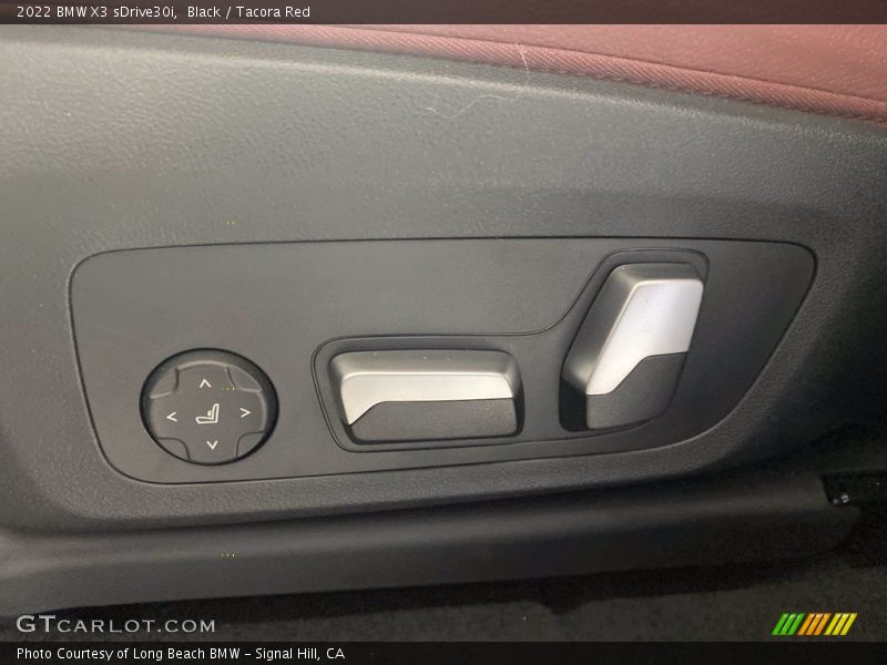 Black / Tacora Red 2022 BMW X3 sDrive30i