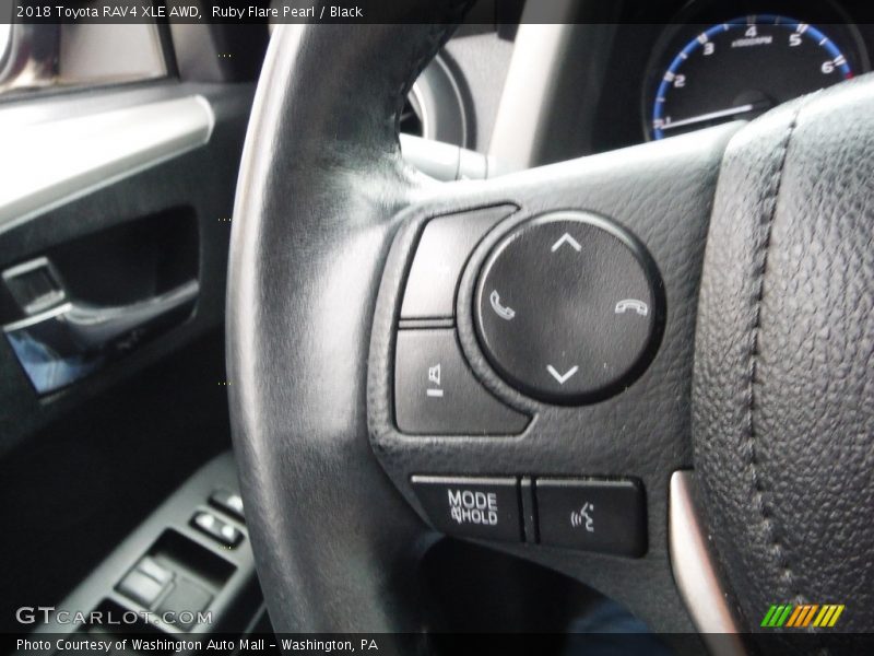 Ruby Flare Pearl / Black 2018 Toyota RAV4 XLE AWD