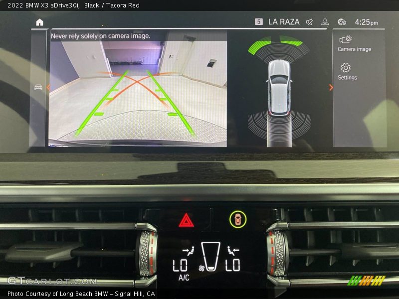 Black / Tacora Red 2022 BMW X3 sDrive30i