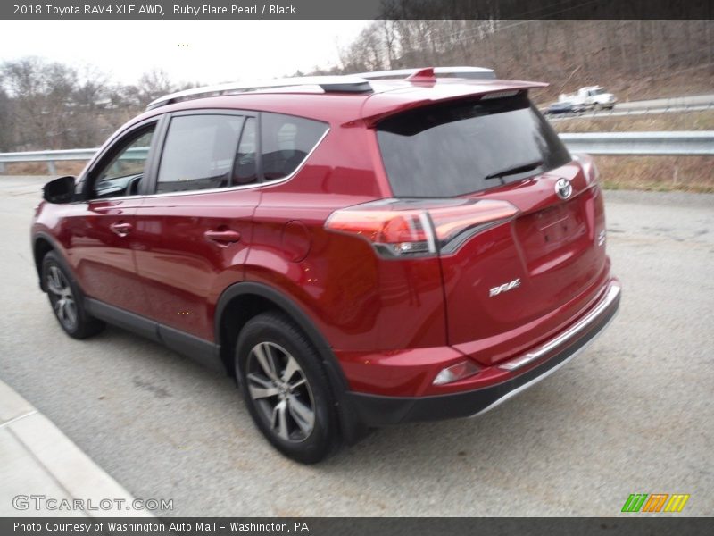 Ruby Flare Pearl / Black 2018 Toyota RAV4 XLE AWD