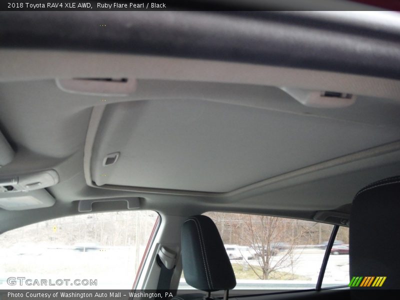 Ruby Flare Pearl / Black 2018 Toyota RAV4 XLE AWD