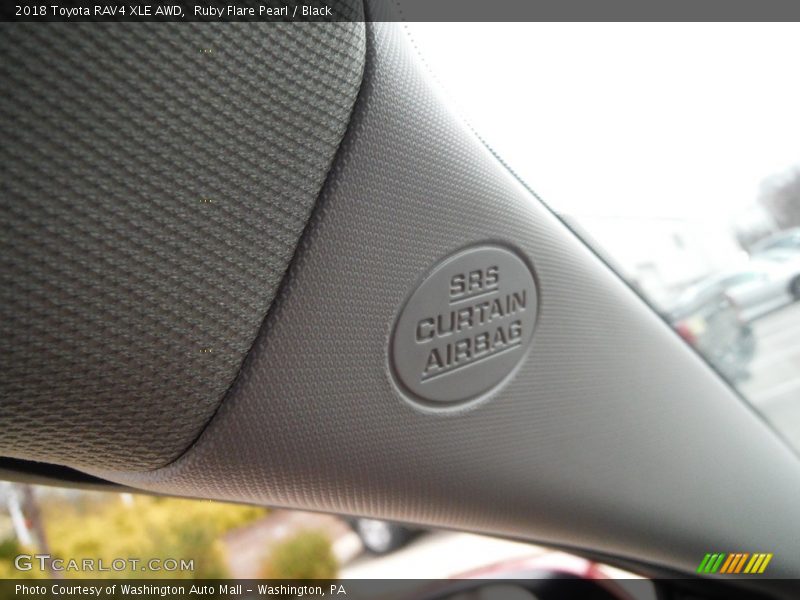Ruby Flare Pearl / Black 2018 Toyota RAV4 XLE AWD