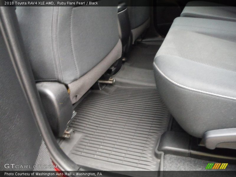 Ruby Flare Pearl / Black 2018 Toyota RAV4 XLE AWD