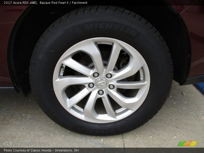 Basque Red Pearl II / Parchment 2017 Acura RDX AWD