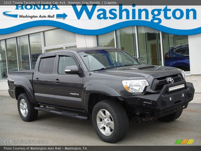 Magnetic Gray Metallic / Graphite 2015 Toyota Tacoma V6 Double Cab 4x4