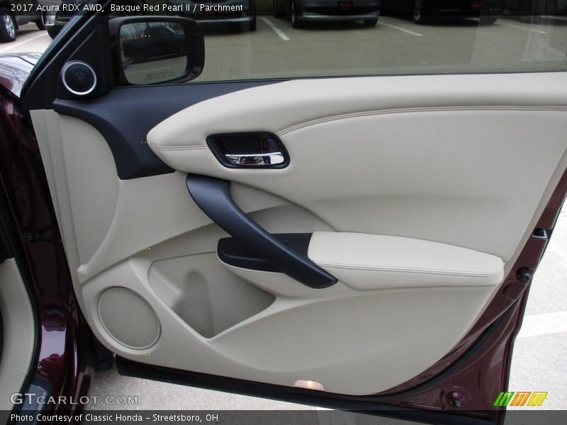 Basque Red Pearl II / Parchment 2017 Acura RDX AWD