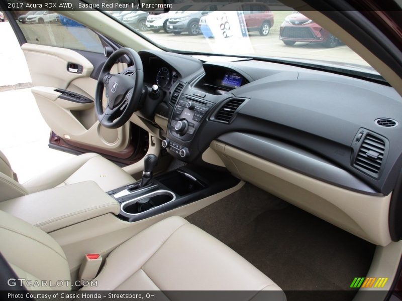 Basque Red Pearl II / Parchment 2017 Acura RDX AWD