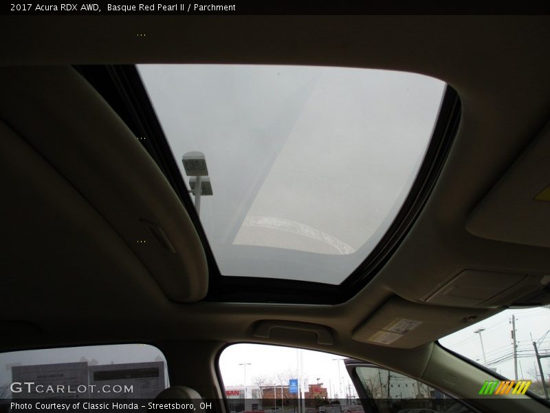 Basque Red Pearl II / Parchment 2017 Acura RDX AWD