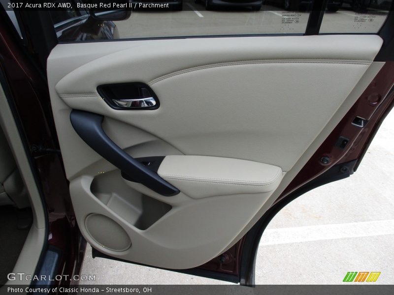 Basque Red Pearl II / Parchment 2017 Acura RDX AWD