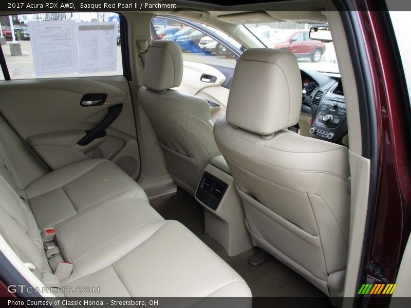 Basque Red Pearl II / Parchment 2017 Acura RDX AWD