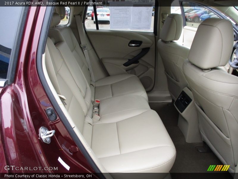 Basque Red Pearl II / Parchment 2017 Acura RDX AWD