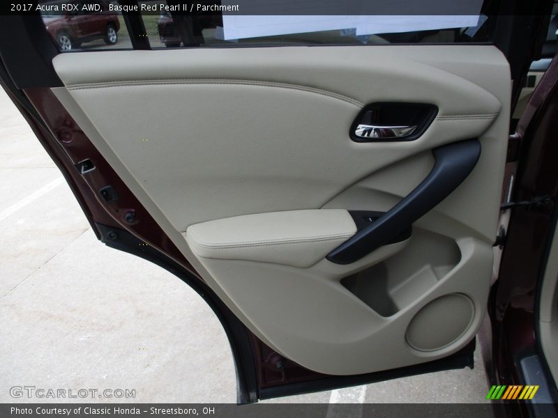 Basque Red Pearl II / Parchment 2017 Acura RDX AWD