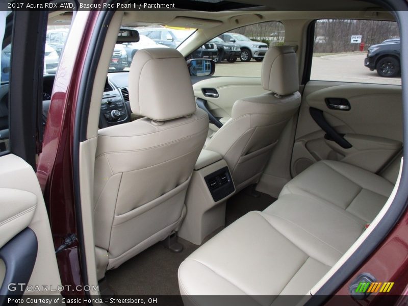 Basque Red Pearl II / Parchment 2017 Acura RDX AWD