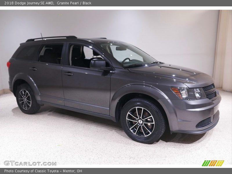 Granite Pearl / Black 2018 Dodge Journey SE AWD