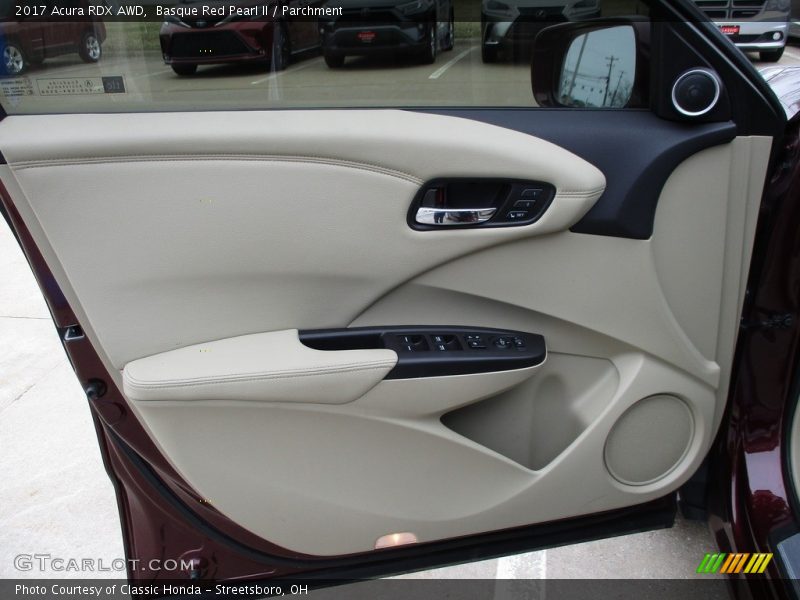 Basque Red Pearl II / Parchment 2017 Acura RDX AWD
