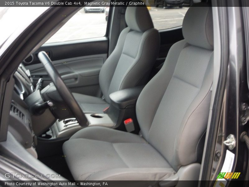 Magnetic Gray Metallic / Graphite 2015 Toyota Tacoma V6 Double Cab 4x4