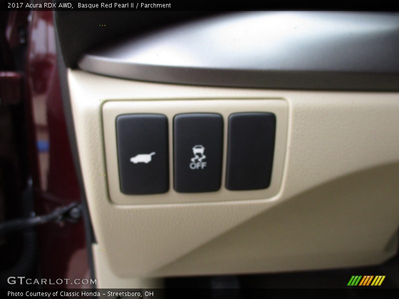 Basque Red Pearl II / Parchment 2017 Acura RDX AWD